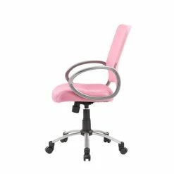 Brand new ⌛ Task Chairs Boss Mesh Back W/ Pewter Finish Task Chair, Pink (B6416-PK) 🥰 -Office Chairs Online store unnamed file 1739