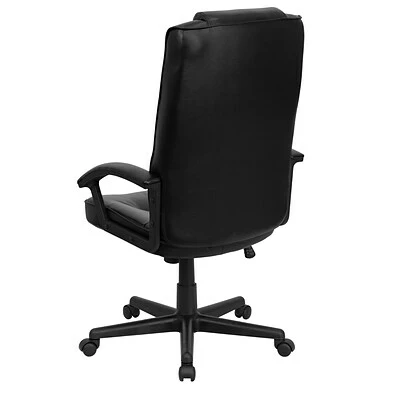 Deals ๐ Executive/Managerial Chairs Flash Furniture High Back Leather Executive Office Chair With Padded Nylon Arms, Black ๐ 8 Deals ๐ Executive/Managerial Chairs Flash Furniture High Back Leather Executive Office Chair With Padded Nylon Arms, Black ๐ - Image 6