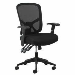 Cheap ⭐ Task Chairs Essentials By OFM ESS-3050 Mesh Task Chair Adjustable Arms, Black 🧨