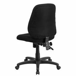Promo 👏 Task Chairs Flash Furniture BT90297S Mid-Back Fabric Multi-Functional Ergonomic Swivel Task Chair In Black 👏 -Office Chairs Online store unnamed file 1871