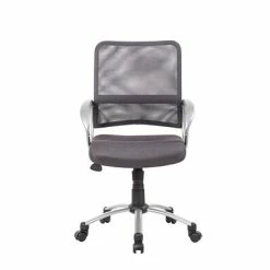 Coupon ❤️ Task Chairs Boss Mesh Back W/ Pewter Finish Task Chair, Gray (B6416-CG) 🔥 -Office Chairs Online store unnamed file 1906