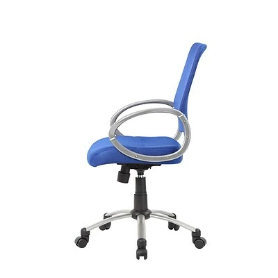 Hot Sale ๐ฏ Task Chairs Boss Mesh Back W/ Pewter Finish Task Chair, Blue (B6416-BE) ๐ 4 Hot Sale ๐ฏ Task Chairs Boss Mesh Back W/ Pewter Finish Task Chair, Blue (B6416-BE) ๐ - Image 2