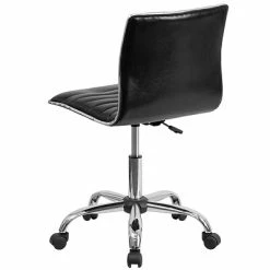 Coupon 🎁 Task Chairs Flash Furniture Vinyl Low Back Armless Ribbed Designer Swivel Task Chair, Black (DS512BBK) 👏 -Office Chairs Online store unnamed file 1924