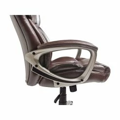Flash Sale 😍 Executive/Managerial Chairs Serta Bonded Leather Executive Chair, Biscuit Brown (CHR200090) 🛒 -Office Chairs Online store unnamed file 193