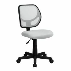 Promo ⌛ Task Chairs Flash Furniture Mid-Back Task Chair, White 🎉
