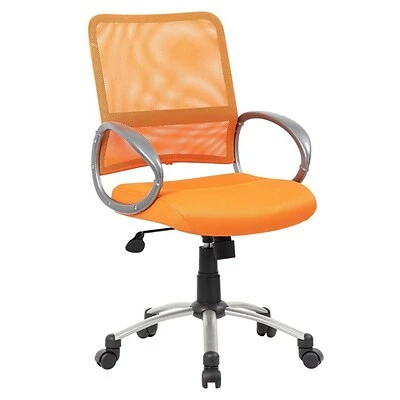Deals ๐ฅ Task Chairs Boss Mesh Back W/ Pewter Finish Task Chair, Orange (B6416-OR) ๐ 3 Deals ๐ฅ Task Chairs Boss Mesh Back W/ Pewter Finish Task Chair, Orange (B6416-OR) ๐