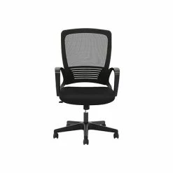 Best deal 👏 Task Chairs HON Mesh High-Back Chair, Center-Tilt, Fixed Arms, Black Frame, Black (BSXVL525ES10) 🔔