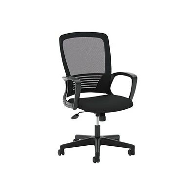 Best deal ๐ Task Chairs HON Mesh High-Back Chair, Center-Tilt, Fixed Arms, Black Frame, Black (BSXVL525ES10) ๐ 4 Best deal ๐ Task Chairs HON Mesh High-Back Chair, Center-Tilt, Fixed Arms, Black Frame, Black (BSXVL525ES10) ๐ - Image 2