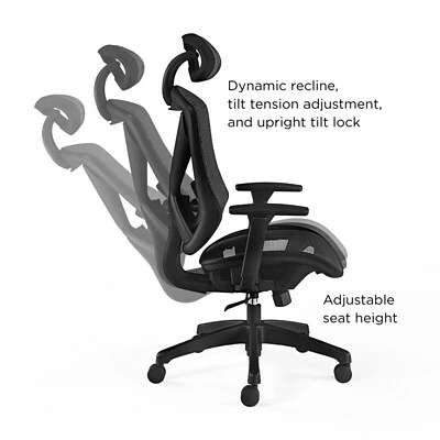 Outlet ⌛ Union & Scale Task Chairs Union & Scale™ FlexFit™ Dexley Mesh Task Chair, Black (UN56946) 🥰 4 Outlet ⌛ Union & Scale Task Chairs Union & Scale™ FlexFit™ Dexley Mesh Task Chair, Black (UN56946) 🥰 - Image 3