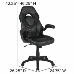Hot Sale 🥰 Office Chairs Flash Furniture X10 Ergonomic Leather Swivel Computer And Desk Chair, Black (CH-00095-BK-GG) 👏 -Office Chairs Online store unnamed file 2005