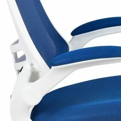 Deals 👏 Office Chairs Flash Furniture Ergonomic Nylon Swivel Computer And Desk Chair, Blue (BL-X-5M-WH-BLUE-GG) 🎉 -Office Chairs Online store unnamed file 2034