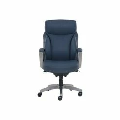 Promo 🤩 Executive/Managerial Chairs La-Z-Boy Leather Executive Chair, Blue (51447) 😉