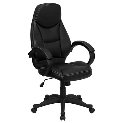 Deals โ Executive/Managerial Chairs Flash Furniture Leather Computer And Desk Chair, Black (HHLC0005HI1B) ๐ 3 Deals โ Executive/Managerial Chairs Flash Furniture Leather Computer And Desk Chair, Black (HHLC0005HI1B) ๐