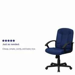 Best deal 🧨 Task Chairs Flash Furniture Fabric Computer And Desk Chair, Navy Blue (GOST6NVYFAB) 🎁 -Office Chairs Online store unnamed file 2116