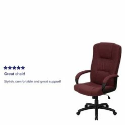 Flash Sale ⭐ Executive/Managerial Chairs Flash Furniture High Back Fabric Executive Office Chairs (BT9022BY) 🧨 -Office Chairs Online store unnamed file 213