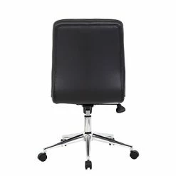 Coupon ⭐ Task Chairs Boss Millennial Modern Faux Leather Computer And Desk Chair, Black (B330-BK) 🧨 -Office Chairs Online store unnamed file 2132