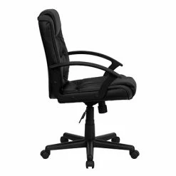 Best Sale 👍 Executive/Managerial Chairs Flash Furniture LeatherSoft Task Chair, Black (GO-937M-BK-LEA-GG) ⌛ -Office Chairs Online store unnamed file 2169