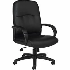 Hot Sale 🛒 Executive/Managerial Chairs Offices To Go® Luxhide Leather Executive Chair, Black (OTG11617B) 🎁