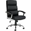 Promo 💯 Task Chairs Offices To Go® Executive Chair, Luxhide Upholstery, Black, Seat: 21"W X 18"D, Back: 24"H X 19 1/2"W 👏
