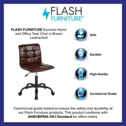 Best Sale 🧨 Office Chairs Flash Furniture Sorrento LeatherSoft Swivel Home And Office Task Chair, Brown (DS512CBRN) 🎉 -Office Chairs Online store unnamed file 2207