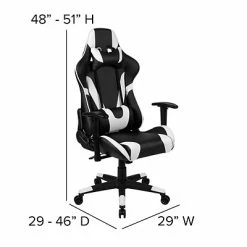 Cheap 🧨 Executive/Managerial Chairs Flash Furniture X20 Ergonomic LeatherSoft Swivel Gaming Chair, Black (CH1872301BK) 👏 -Office Chairs Online store unnamed file 2258