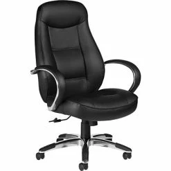 Coupon ⭐ Global Executive/Managerial Chairs Offices To Go® Luxhide Executive Chair, Bonded Leather, Black, Seat: 22.5" X 19", Back: 22.5" 27.5" 🔔