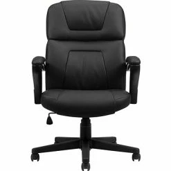 Best Pirce 🧨 Global Executive/Managerial Chairs Offices To Go® Executive Chair, Luxhide Leather, Black, Seat: 21.5"W X 18.5"D, Back: 21.5"W X 25.5"H ❤️ -Office Chairs Online store unnamed file 2310