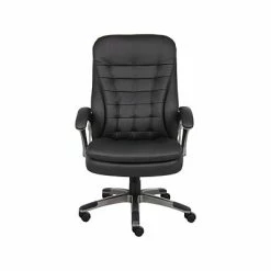 Wholesale 😍 Office Chairs Boss Faux Leather Executive Chair, Black (B9331) 👏