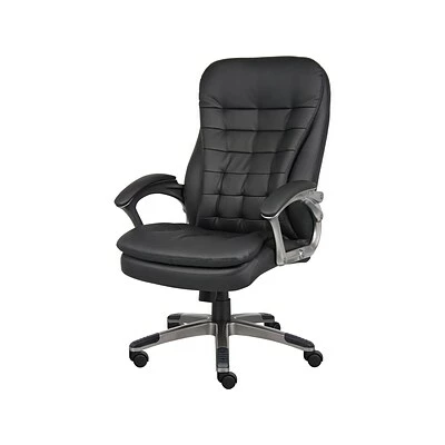 Wholesale ๐ Office Chairs Boss Faux Leather Executive Chair, Black (B9331) ๐ 5 Wholesale ๐ Office Chairs Boss Faux Leather Executive Chair, Black (B9331) ๐ - Image 3