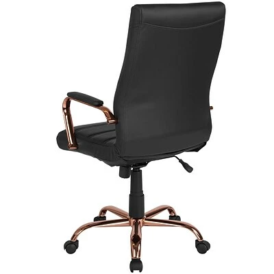 Best reviews of ⭐ Office Chairs Flash Furniture Ergonomic Faux Leather Swivel Executive Chair, Black (GO-2286H-BK-RSGLD-GG) 😀 10 Best reviews of ⭐ Office Chairs Flash Furniture Ergonomic Faux Leather Swivel Executive Chair, Black (GO-2286H-BK-RSGLD-GG) 😀 - Image 8