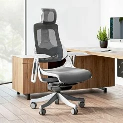 Budget 👍 Office Chairs Techni Mobili Lux Ergonomic Mesh Swivel Executive Chair, Gray/Black (RTA-1818C-GRY) ✔️ -Office Chairs Online store unnamed file 2356