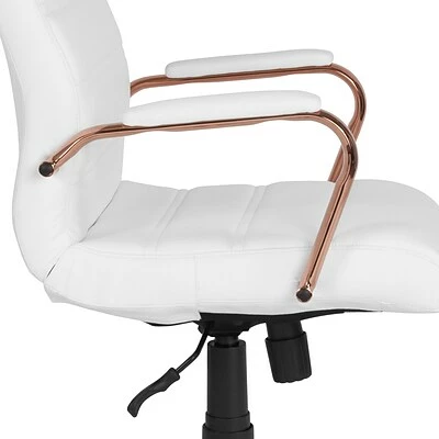 Cheapest ๐ Office Chairs Flash Furniture Ergonomic Faux Leather Swivel Executive Chair, White (GO-2286H-WH-RSGLD-GG) โ 11 Cheapest ๐ Office Chairs Flash Furniture Ergonomic Faux Leather Swivel Executive Chair, White (GO-2286H-WH-RSGLD-GG) โ - Image 9