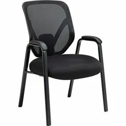 Flash Sale 🔥 Task Chairs Offices To Go® Guest Chair, Mesh, Black, Seat: 22 1/2"W X 18 1/2"D, Back: 20 1/2"H X 19"W 😉