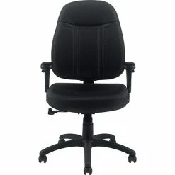 Budget ❤️ Task Chairs Offices To Go® Mid-Back Tilter Chair With Arms, Fabric, Black, Seat: 19.5"x17 - 18.5", Back: 20"x22" 🥰 -Office Chairs Online store unnamed file 2469