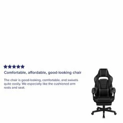 Buy 💯 Executive/Managerial Chairs Flash Furniture X40 Ergonomic LeatherSoft Swivel Gaming Chair, Black (CH00288BK) 🌟 -Office Chairs Online store unnamed file 2485