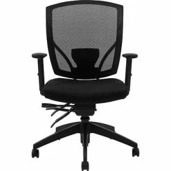 Outlet 👍 Task Chairs Offices To Go® Mesh Multi-Function Task Chair With Arms, Black (OTG2803B) 💯 -Office Chairs Online store unnamed file 2495