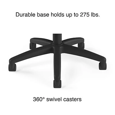 Best deal 🔔 Staples Task Chairs Quill Brand® Carder Mesh Back Fabric Computer And Desk Chair, Black (24115-CC) 🛒 8 Best deal 🔔 Staples Task Chairs Quill Brand® Carder Mesh Back Fabric Computer And Desk Chair, Black (24115-CC) 🛒 - Image 6