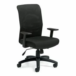 Top 10 😉 Task Chairs Offices To Go™ Mesh Back Management Chair, Black, Fixed Arms (OTG11328B) 👍