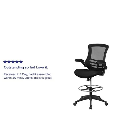 Deals 🧨 Task Chairs Flash Furniture Mid-Back Design Mesh Task Chair, Black (BL-X-5M-D-GG) ✨ 6 Deals 🧨 Task Chairs Flash Furniture Mid-Back Design Mesh Task Chair, Black (BL-X-5M-D-GG) ✨ - Image 4