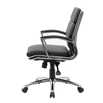 Cheapest ✨ Executive/Managerial Chairs Boss CaresoftPlus Executive Series High Back Executive Chair With Metal Chrome Finish, Black (B9476-BK) 🌟 6 Cheapest ✨ Executive/Managerial Chairs Boss CaresoftPlus Executive Series High Back Executive Chair With Metal Chrome Finish, Black (B9476-BK) 🌟 - Image 4