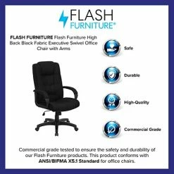 Best Sale ๐ Executive/Managerial Chairs Flash Furniture Fabric Executive Chair, Black (GO5301BBK) ๐ 14 Best Sale ๐ Executive/Managerial Chairs Flash Furniture Fabric Executive Chair, Black (GO5301BBK) ๐ -Office Chairs Online store unnamed file 2605
