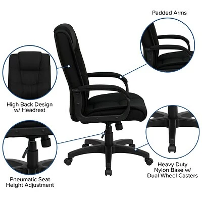 Best Sale ๐ Executive/Managerial Chairs Flash Furniture Fabric Executive Chair, Black (GO5301BBK) ๐ 7 Best Sale ๐ Executive/Managerial Chairs Flash Furniture Fabric Executive Chair, Black (GO5301BBK) ๐ - Image 5