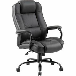 Budget 🧨 Executive/Managerial Chairs Boss Black Leather Heavy Duty Executive Chair (B992BK) 🤩 -Office Chairs Online store unnamed file 2621