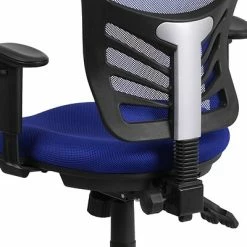 Promo 👏 Executive/Managerial Chairs Flash Furniture Mesh Executive Chair, Blue (HL0001BL) 😉 -Office Chairs Online store unnamed file 2644