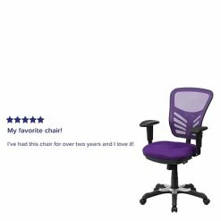 Best deal 🎁 Executive/Managerial Chairs Flash Furniture Mesh Executive Chair, Purple (HL0001PUR) 🌟 -Office Chairs Online store unnamed file 2649