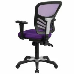 Best deal 🎁 Executive/Managerial Chairs Flash Furniture Mesh Executive Chair, Purple (HL0001PUR) 🌟 -Office Chairs Online store unnamed file 2652