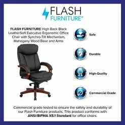 Buy โจ Executive/Managerial Chairs Flash Furniture LeatherSoft Executive Chair, Black/Mahogany (BT-90171H-S-GG) ๐ 14 Buy โจ Executive/Managerial Chairs Flash Furniture LeatherSoft Executive Chair, Black/Mahogany (BT-90171H-S-GG) ๐ -Office Chairs Online store unnamed file 2657