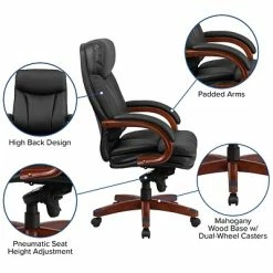 Buy โจ Executive/Managerial Chairs Flash Furniture LeatherSoft Executive Chair, Black/Mahogany (BT-90171H-S-GG) ๐ 15 Buy โจ Executive/Managerial Chairs Flash Furniture LeatherSoft Executive Chair, Black/Mahogany (BT-90171H-S-GG) ๐ -Office Chairs Online store unnamed file 2658