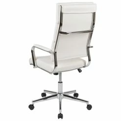 Brand new 🔔 Office Chairs Flash Furniture LeatherSoft Swivel High Back Panel Executive Office Chair, White (BT20595H2WH) 🛒 -Office Chairs Online store unnamed file 266