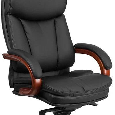 Buy โจ Executive/Managerial Chairs Flash Furniture LeatherSoft Executive Chair, Black/Mahogany (BT-90171H-S-GG) ๐ 10 Buy โจ Executive/Managerial Chairs Flash Furniture LeatherSoft Executive Chair, Black/Mahogany (BT-90171H-S-GG) ๐ - Image 8